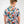 Hübriidsärk Capri mustriga, slim fit