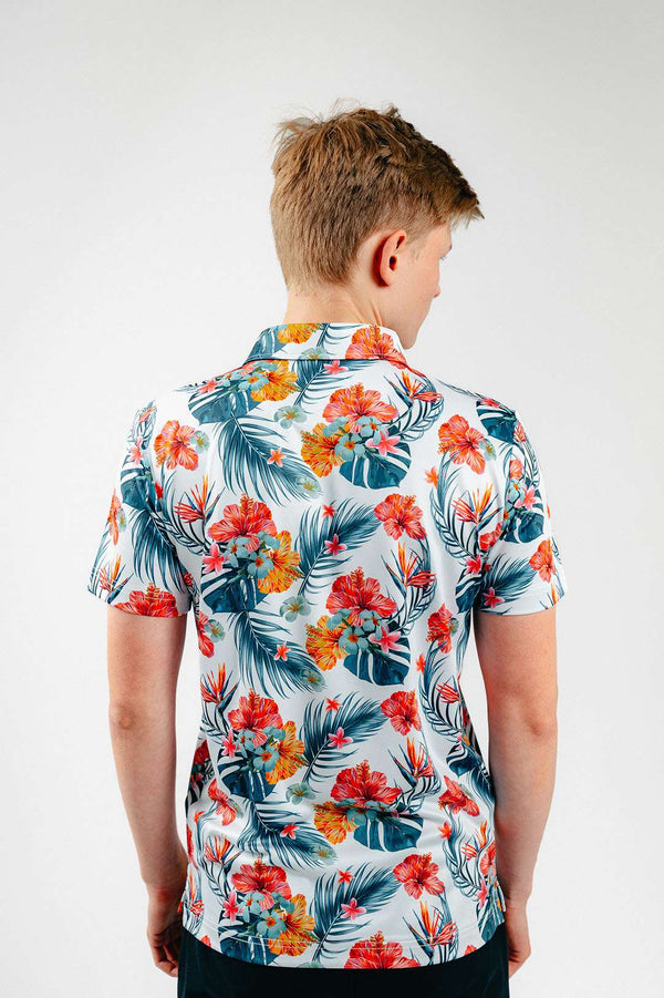 Hübriidsärk Capri mustriga, slim fit